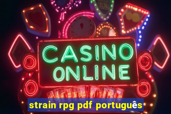 strain rpg pdf português