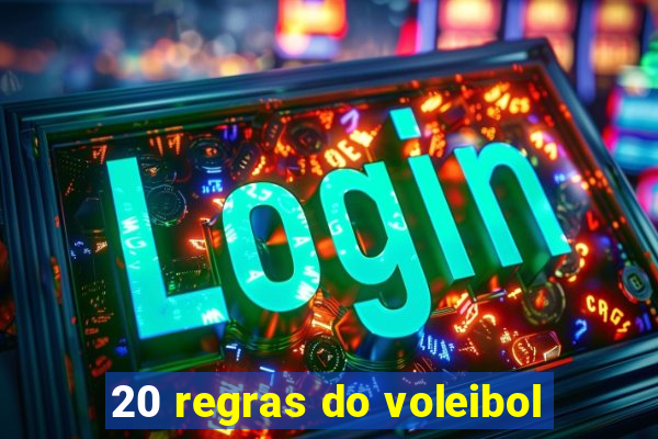 20 regras do voleibol