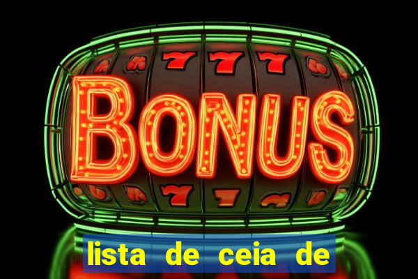 lista de ceia de natal completa