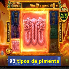 93 tipos de pimenta