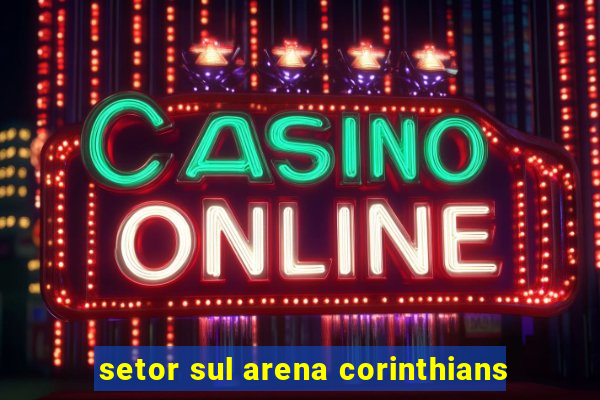 setor sul arena corinthians