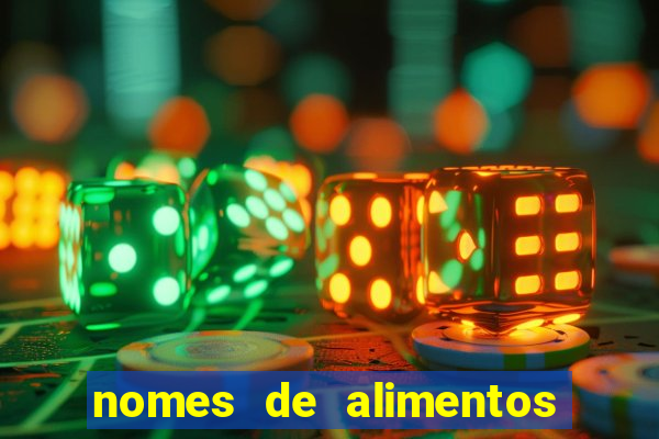 nomes de alimentos em tupi-guarani
