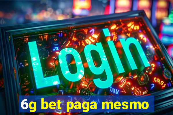 6g bet paga mesmo